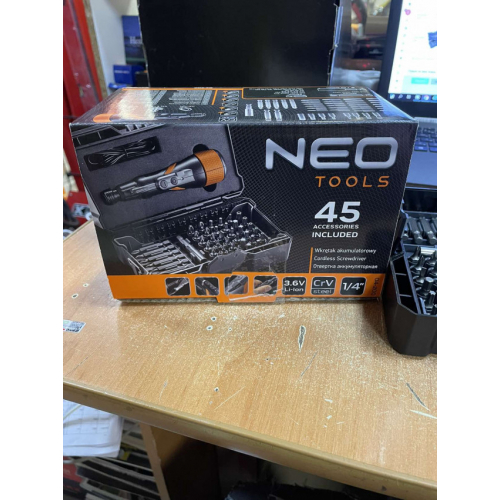 Викрутка акумуляторна Neo Tools micro-USB 3.6 (04-200)