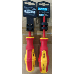 Викрутка діелектрична PH1x80 CrV (Phillips) обгумована APRO