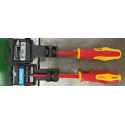 Викрутка діелектрична SL3x100 CrV (плоска) обгумована APRO