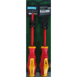 Викрутка діелектрична SL5,5x125 CrV (плоска) обгумована APRO