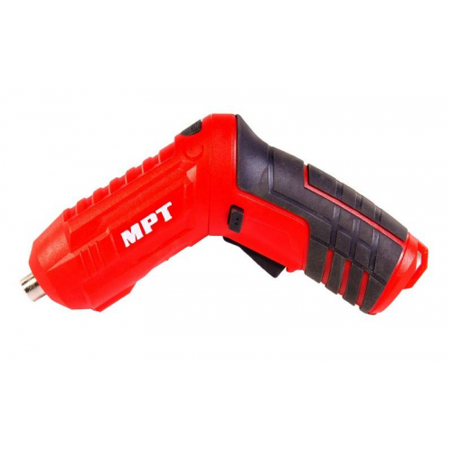 Викрутка поворотна акумуляторна 4V, Li-ion, 1.5 Ач, 250 об/хв, 3.5 Нм, реверс, USB, аксесуар. 10шт MPT MCSD4006.1