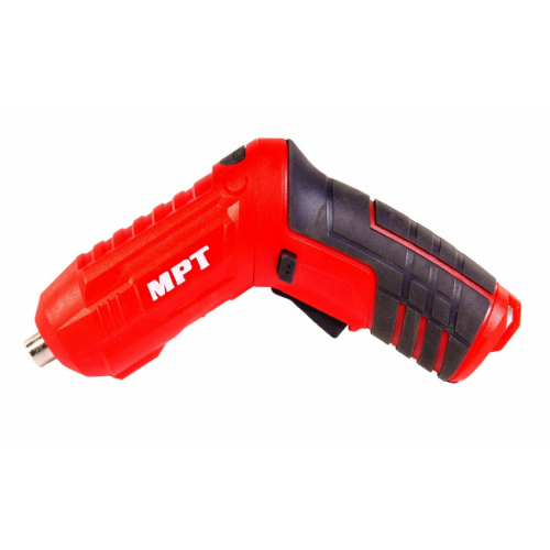 Викрутка поворотна акумуляторна 4V, Li-ion, 1.5 Ач, 250 об/хв, 3.5 Нм, реверс, USB, аксесуар. 10шт MPT MCSD4006.1