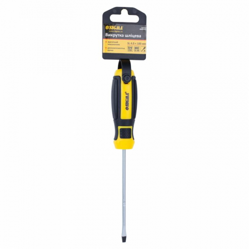 Викрутка шліцева SL 4.0×100мм CrV Mega Sigma (4009181)