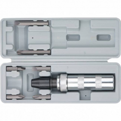 Викрутка ударно поворотна 1/2", набір біт (6 шт), у пластиковому боксі, MTX