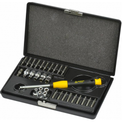 Викрутка з набором бит 31од для точної механіки