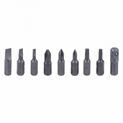 Викрутка з реверсом насадки торцеві та биті 1/4" 13шт CrV Sigma (4001931)