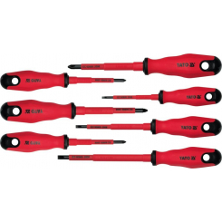Викрутки діелектричні YATO до 1000 V, Набір 7 шт. [20/40]