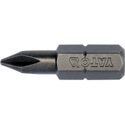 Викрутка насадка з шліцом PH1 YATO Ø-1/4", l=25 мм, уп. 10 шт.