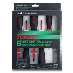 Викрутковий набір (1000V) 6од. TOPTUL GAAE0612