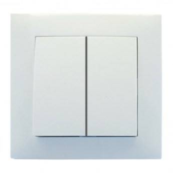 Вимикач RIGHT HAUSEN VELENA 2-й внутр. білий