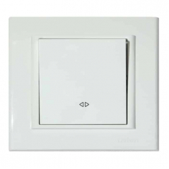 Вимикач реверсивний білий MINA