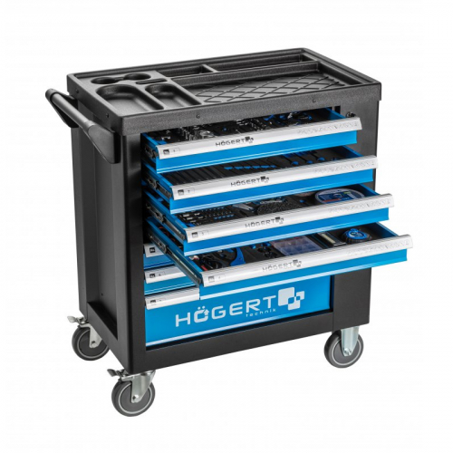Візок з інструментом 7 секцій 544 од. HOEGERT 7 HT7G050