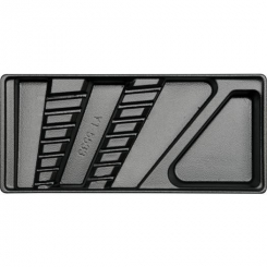 Вклад в інструментальну шафу порожній YATO, для накидних зігнутих ключів.