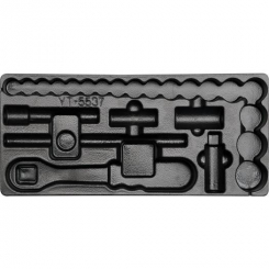 Вклад в інструментальну шафу порожню YATO, для торцевих насадок з інструментом. YT-5537