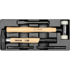 Вклад у висувну скриньку YATO, молотки 2ін. l=300, 350мм, і зубила 3ін. [8]