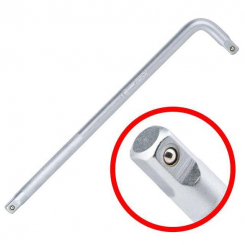Вороток L-подібний STORM, 1/2", 400 мм, Cr-V INTERTOOL ET-1027