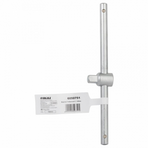 Вороток Т-подібний 1/2" 250мм CrV mid Sigma (6050751)