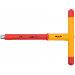 Вороток діелектричний Т - подібний до YATO: квадрат 3/8", L=207 мм, корпус VDE до 1000В