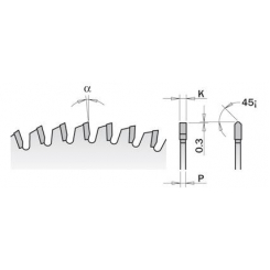Y297.140.18M Пила HW D=450 F=30 Z=140 B/b=3,8/3,2 +2/10/60