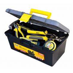 Ящик для інструменту 16" (395*223*165 мм), пластикові замки, MasterTool Арт.: 79-2216