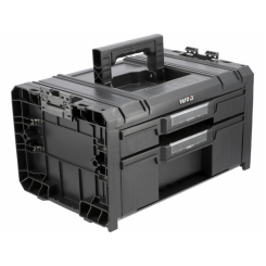 Ящик модульний Т3 системи S12 пластиковий YATO з 3 комірковими шуфлядами, 450x320x240 мм [1]