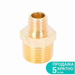 З'єднання 1/4" × 1/2" (латунь) Sigma (7025341)
