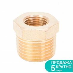З'єднання 1/4" × 1/2" (латунь) Sigma (7025521)