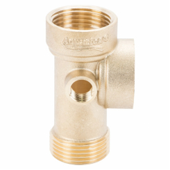 З"єднувач п'яти вивідний 80мм 1"м×1"F×1"F×1/4"M×1/4" F∠180° AQUATICA (779599)