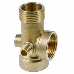 З'єднувач п'ятививідний 80мм 1”Мx1”Fx1”Fx¼”Mx¼”F AQUATICA (779598)