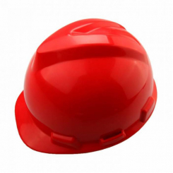 Захисний шолом пластиковий Червоний Толсен