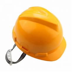 Захисний шолом пластиковий Жовтий Толсен