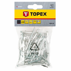 Заклепки алюмінієві 4.0 мм x 18 мм, 50 шт.*1 уп.