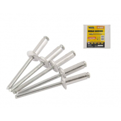 Заклепки сліпі алюмінієві MASTERTOOL 4.0х12.50 мм 500 шт 20-0565