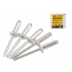 Заклепки сліпі алюмінієві MASTERTOOL 4.8х8.00 мм 500 шт 20-0635