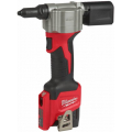 Заклепочник акумуляторний MILWAUKEE M12 BPRT-201X, Ø закл. 2,4-4,8мм, (заряд.пристрій, 1 акум.Х 2Ач, HD кейс)