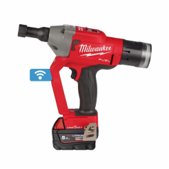 Заклепочник акумуляторний для витяжних заклепок MILWAUKEE, M18 ONEFLT-502X, Øзакл. 4,8-6,4мм (зарядний пристрій,  2акум. Х 5Аг,