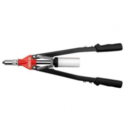 Заклепочник дворучний важільний для заклепок YATO, Ø= 3,2 4 4,8 6 6,4 мм, l= 525 мм [12]