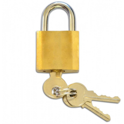 Замок навісний латунний з посиленою дужкою, 32мм Technics