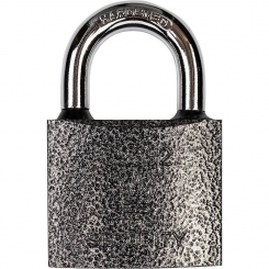 Замок стальний чорний 60 мм,C9332