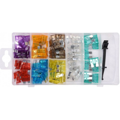 Автомобільні запобіжники YATO STANDARD, в асортименті, 97 шт