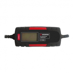 Зарядний пристрій 6, 12 В, 1/4.5 А для акумуляторів 1.2-120 Аг, зимовий режим заряджання, дисплей INTERTOOL AT-3026