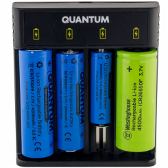 Зарядний пристрій Quantum QM-BC2040 для Li-ion 3.7V акум. 4-slot (USB)