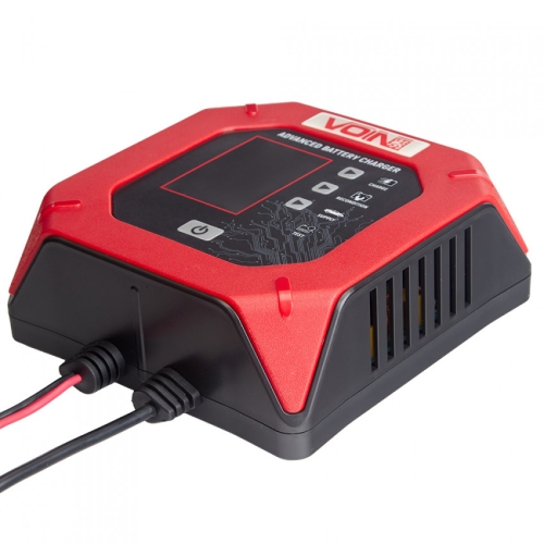 Зарядний пристрій VOIN VL-215 12&24V/15A/3-200AHR/LCD/Iмпульсний