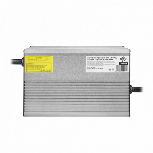 Зарядний пристрій для акумуляторів LiFePO4 48V (58.4V)-40A-1920W-LED