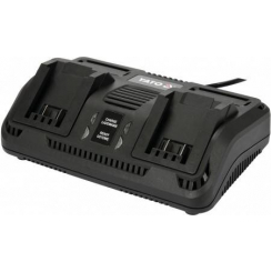 Зарядний пристрій з 2 терміналами YATO до акумуляторів Li-Ion 18 від електромережі 230 В