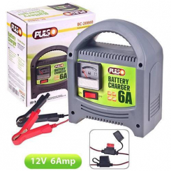 Зарядний пристрій PULSO BC-20860 6-12V/6A/20-80AHR/стрілковий.індик.