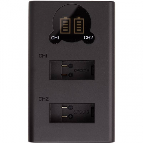 Зарядний пристрій із екраном PowerPlant GoPro SPCC1B для двох акумуляторів.