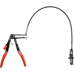 Затискач хомутів YATO l=210 мм із гнучким тросом l=615 мм [12/36]
