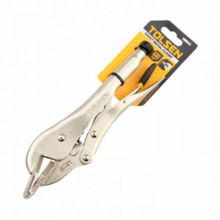 Затискні кліщі 250 мм. плоскі губи 100 мм. TOLSEN