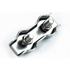 Затискач подвійний Duplex 4мм нержавіючий A2 (пачка, кратно 10шт) APRO